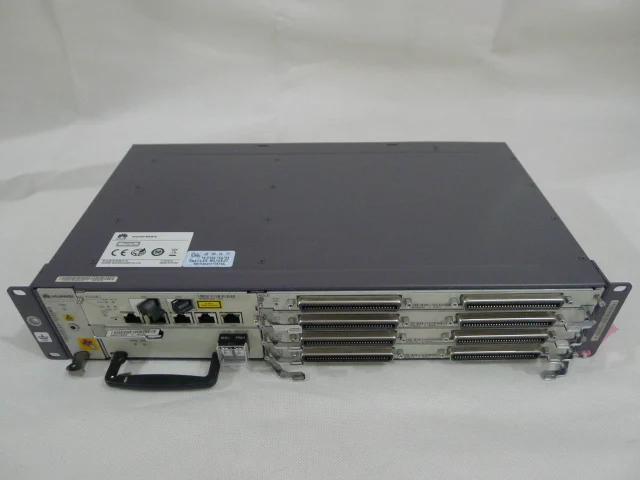 Мультиплексор IP DSLAM SmartAx MA5616 шасси CCUB с DC PDIApower 4 платами полный комплект|Сетевые