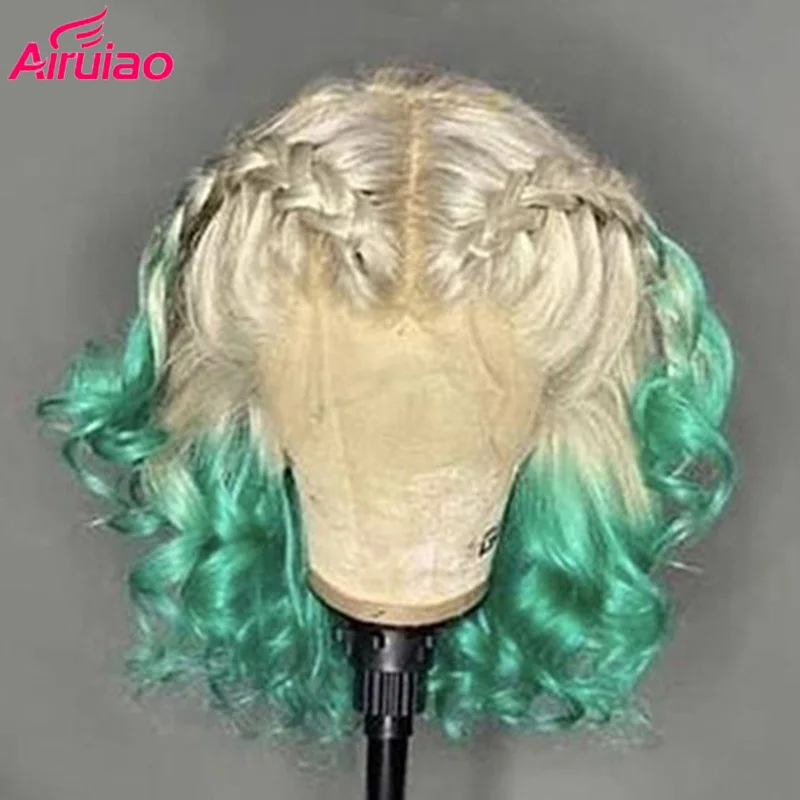 613 блондинка с эффектом деграде (переход от темного к парик тупым срезом короткий