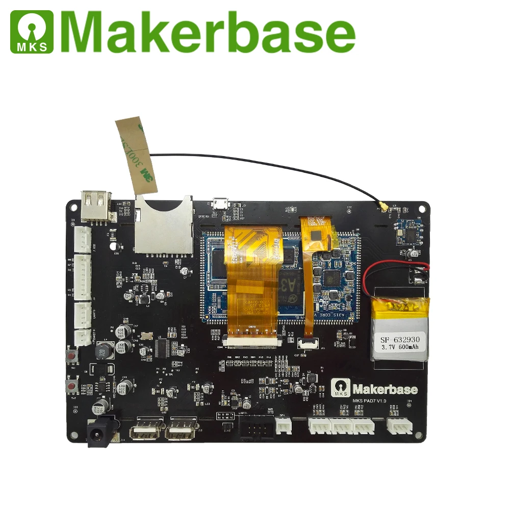 Makerbase MKS Pad7 capacitive smart display 7.0 inch Android Pad 3D printer parts gcode visualizer online slice remote printing