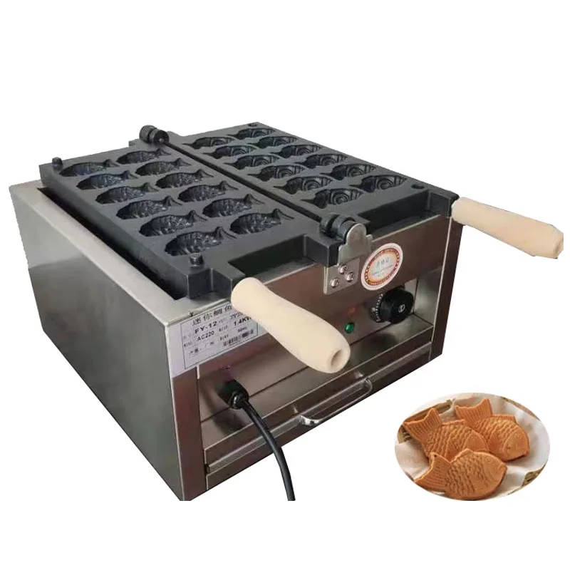 Коммерческая маленькая машинка Taiyaki мини-машинка для приготовления вафель в