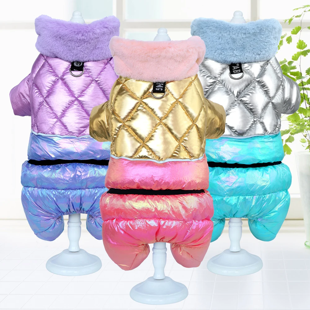 Thick Clothes For Small Large Dogs Winter Warm Pet Puppy Dog Coat Waterproof Dog Jacket Jumpsuit Chihuahua Yorkie Bulldog Outfit