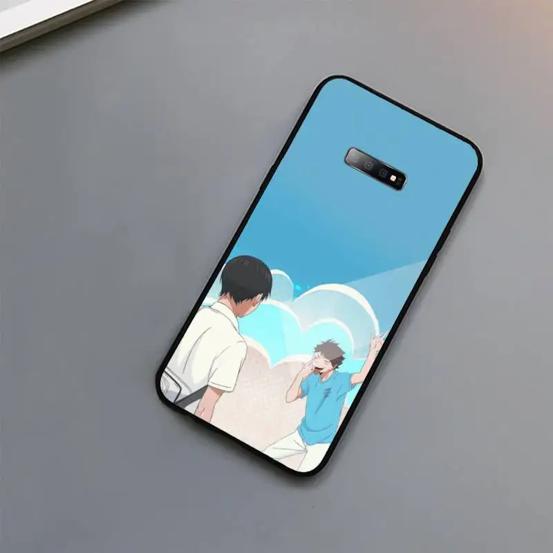 

Anime Haikyuu Oikawa volleyball Phone Case Tempered glass For Samsung S6 S7 edge S8 S9 S10 e plus note8 9 10 pro