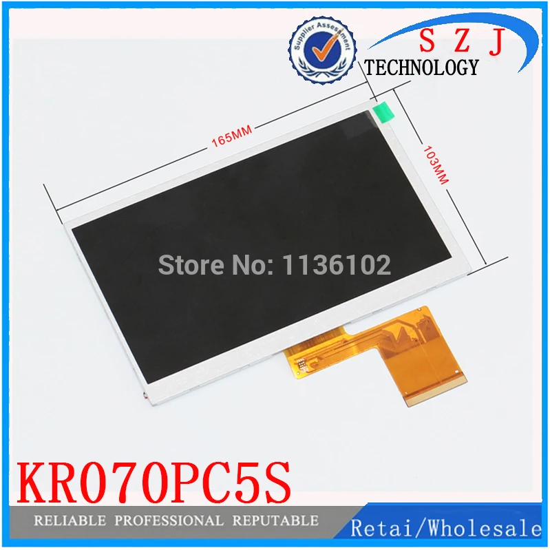 Новый 7 ''дюймовый планшетный ПК 60pin ЖК дисплей экран KX0706003 A0 700CP5650 60 KR070PC5S