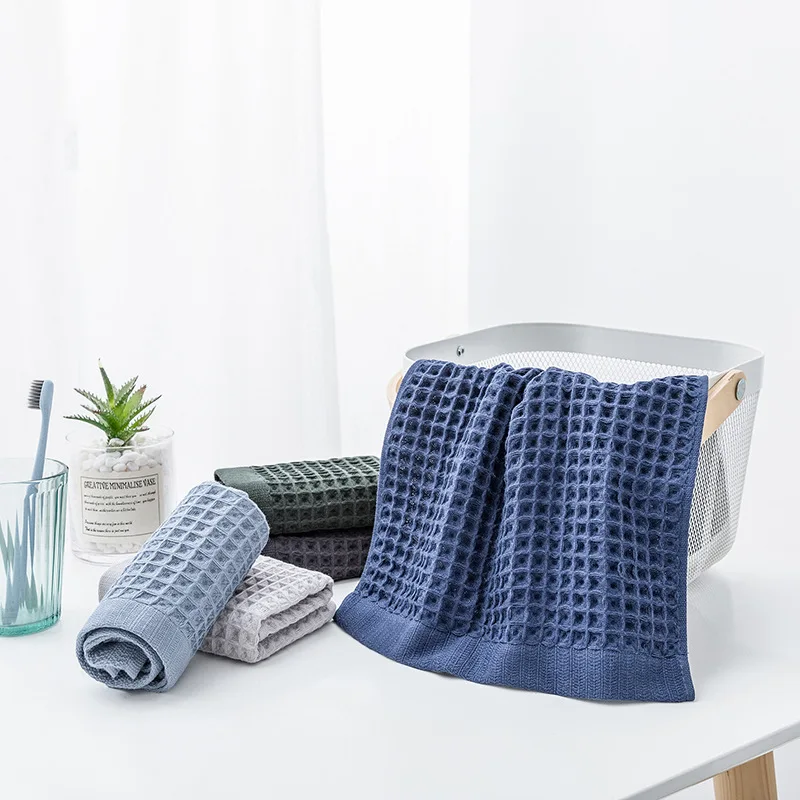 

Cotton Bath Towels Set for Bathroom Adults Bath Towel,Hand Towel,Face Towel, Waffle Towel Quickly Dry 30x55cm 58x120cm 30X30cm