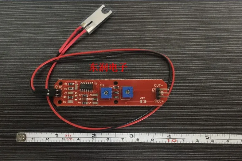 PVDF piezoelectric film kit charge amplifier module | Cable Winder