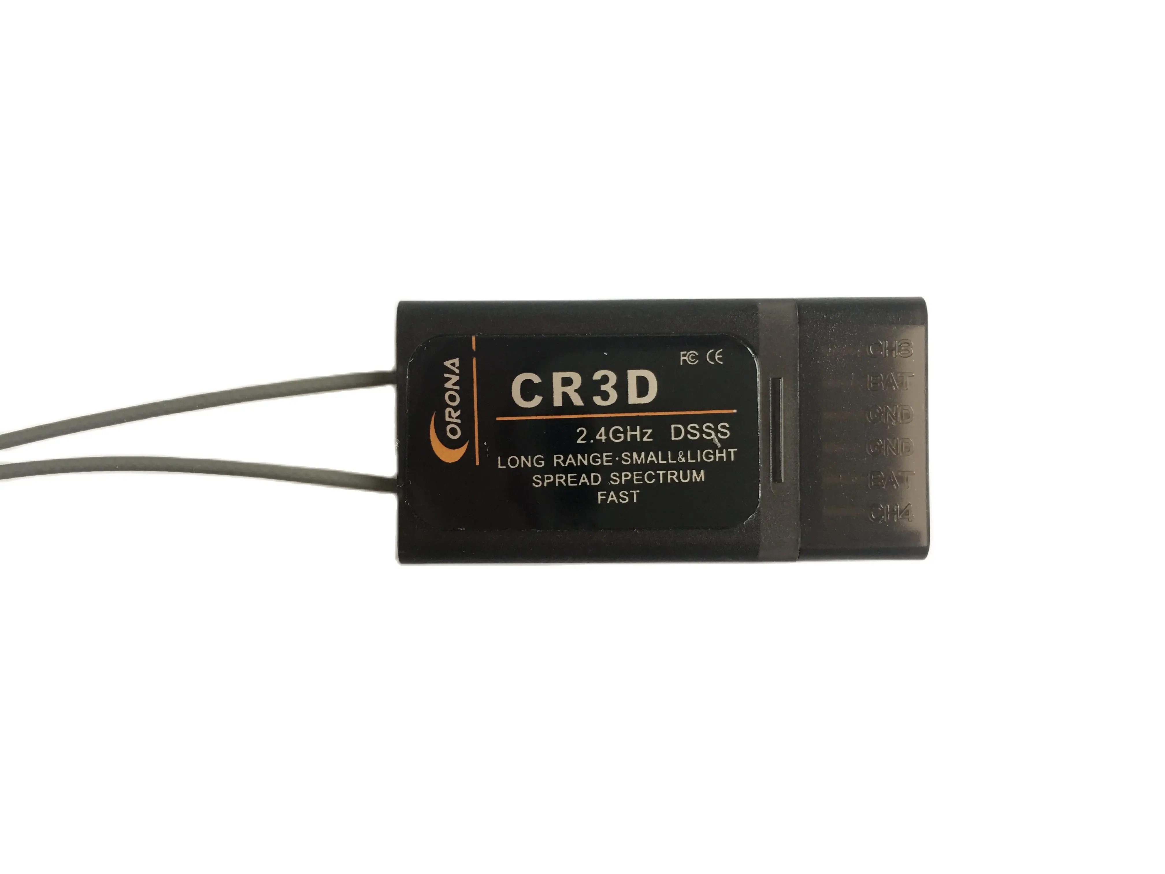 

Corona CR3D 2.4Ghz JR Futaba 3CH ~ 8CH Receiver (V2 DSSS) Compatible with CT8Z/CT8J/CT8F for RC Air Plane