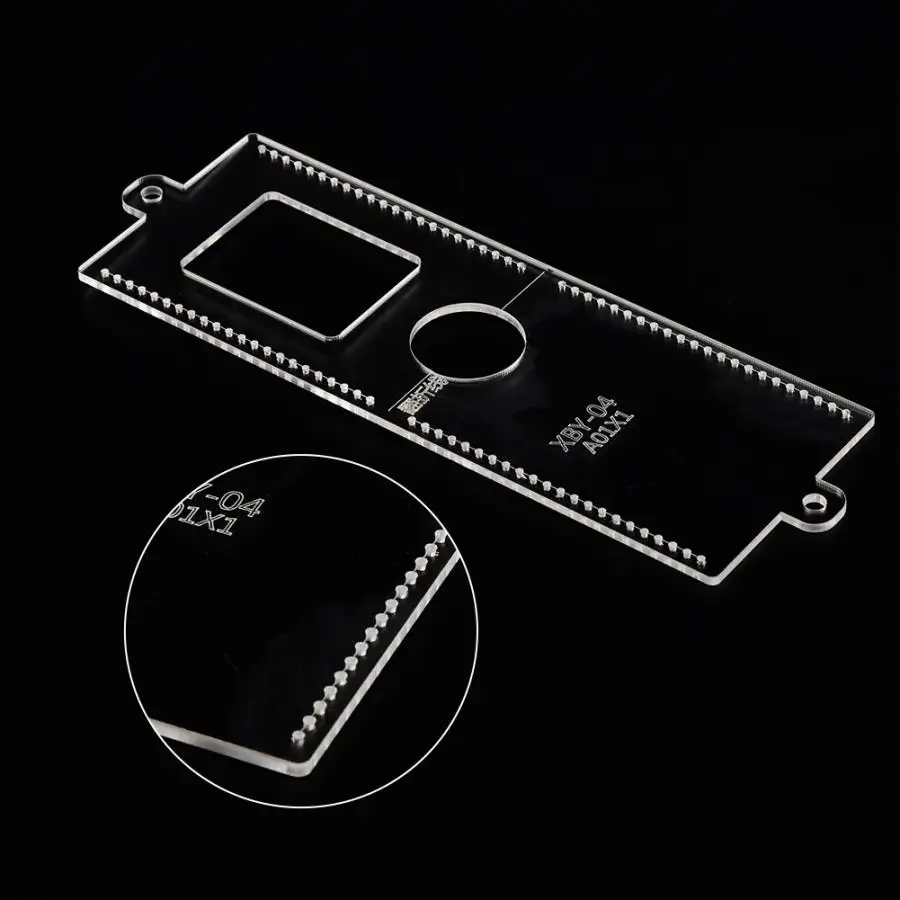 Акриловый трафарет чехол-кошелек для карточек рукоделие акрил трафареты набор