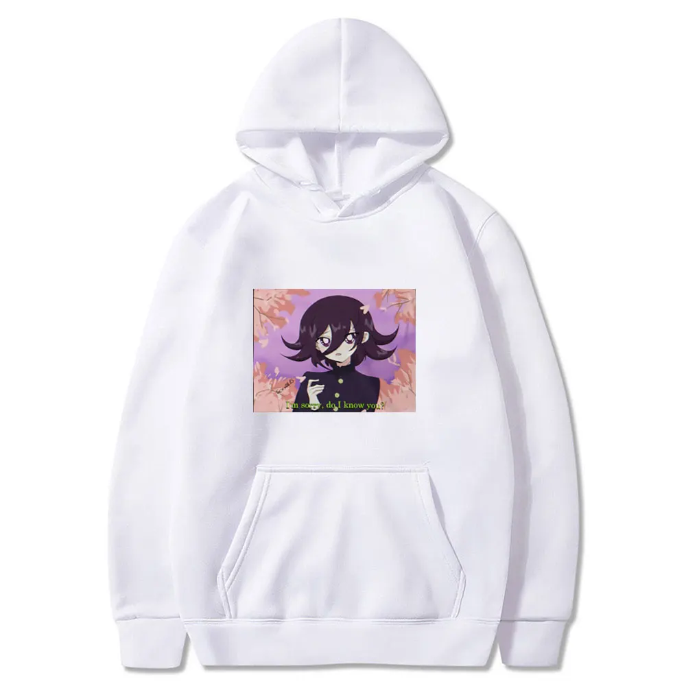 Толстовка 90s Ouma Kokichi с капюшоном Danganronpa аниме Свитшот V3 мужская хлопковая