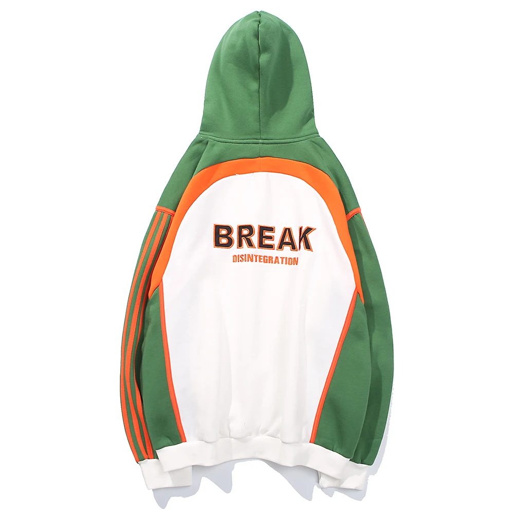 Цвет блок Винтаж Для мужчин s худи толстовка из флиса с капюшоном и пуловер