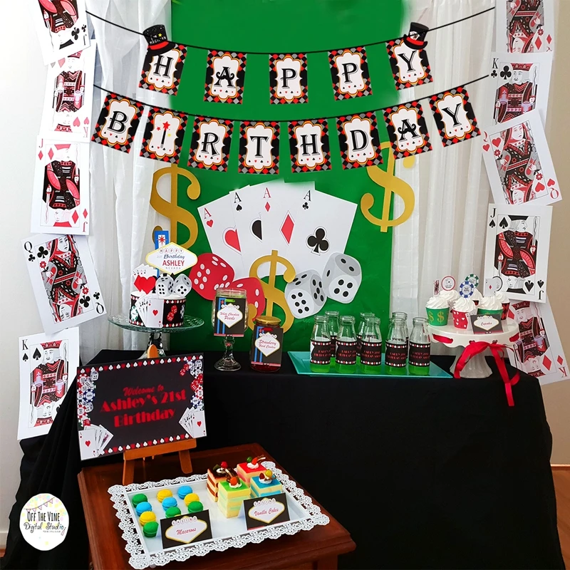 Казино волшебная тематическая вечерние покер с логотипом магическое шоу на день