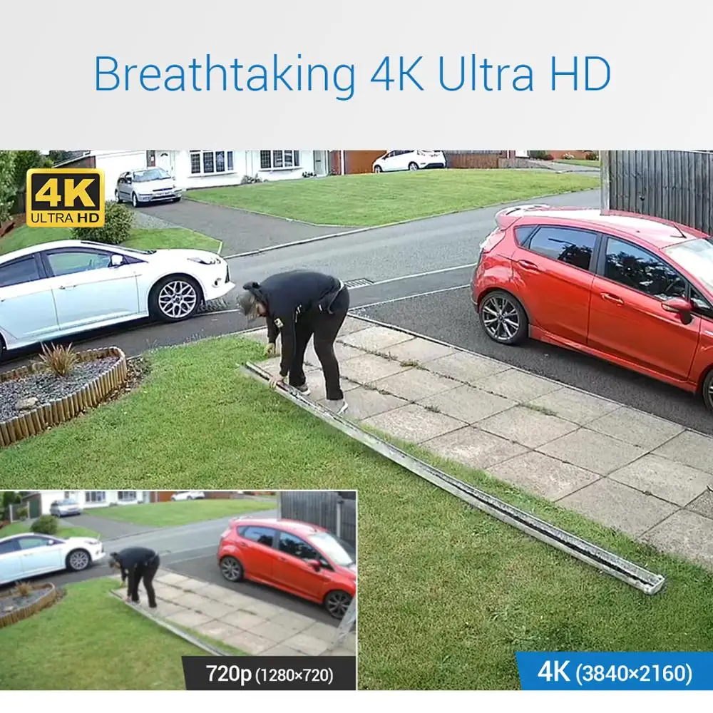 ANNKE 4K 8CH HD ультра четкая система видеонаблюдения 5в1 H.265 DVR с 4X или 8X 8MP Открытый