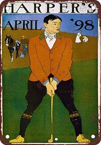 

Канадский постер по вопросу гольфа, Забавный художественный декор, винтажные алюминиевые ретро металлические жестяные декоративные знаки