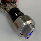 Zusen 16 мм 1no1nc металлический переключатель 2 позиции блокировки со стрелкой символ светильник