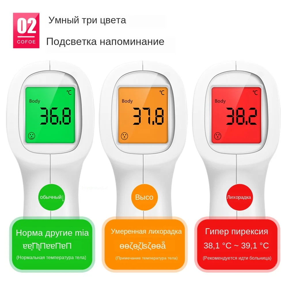 Cofoe фетальный допплер детский монитор сердечного ритма+ инфракрасный Лоб термометр температура тела Измерение температуры для беременных