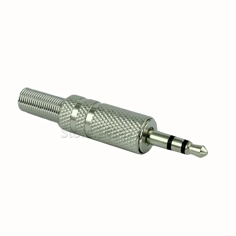 10PCS 3.5mm 3 Poles Metal Stereo Audio Plug 3.5 Dual Encoding | Обустройство дома