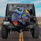 Звездная ночь замок Хогвартса Художественная печать запасная покрышка для автомобиля-автомобильные аксессуары, запасные покрышки на заказ ваша собственная шина