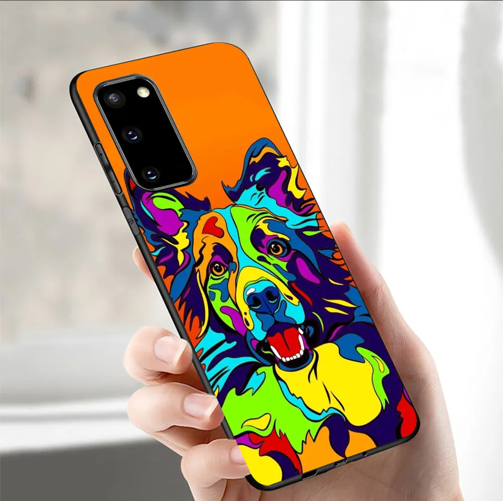 

Funny Dog Cat Case For Samsung A51 A71 A52 A72 A32 A12 A02 A41 A31 A60 A70 A10 M30 M31 A8 A7 A6 Plus 2018 Black TPU Cover Funda