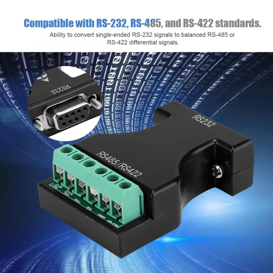 RS-232 To 485/422 Adapter Cascadable 16-32 Devices Converter for Attendance Machines | Компьютеры и офис