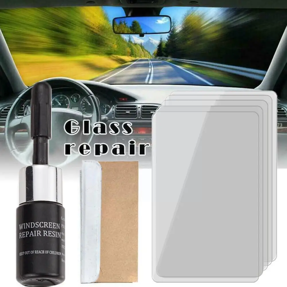

Car Windshield Blade Repair Glass Nano Fluid Liquid Repair Scratch Window Crack DIY From TSLM1 Tool Reduction Repair X0J8