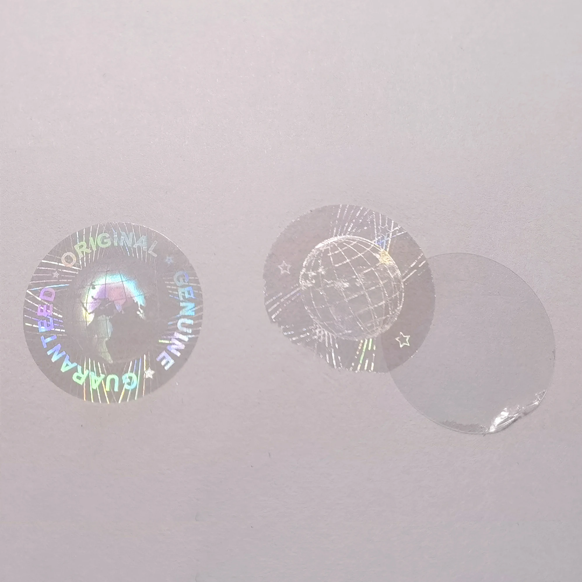 Custom Hologram Sticker Genuine Guaranteed Original Multiple Colors Global Design Logo 3D Laser Holographic Lable Diameter 20mm images - 6