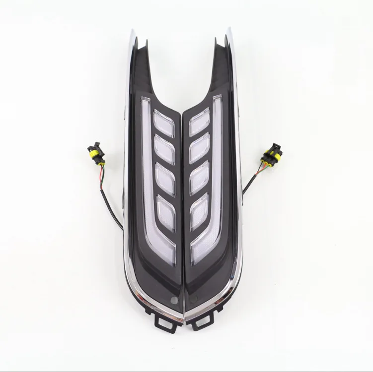 

LED DRL Daytime Running Light Car Accessories ABS 12V Fog Lamp cover For VWVolkswagen Golf 7 2013 2014 2015 2016
