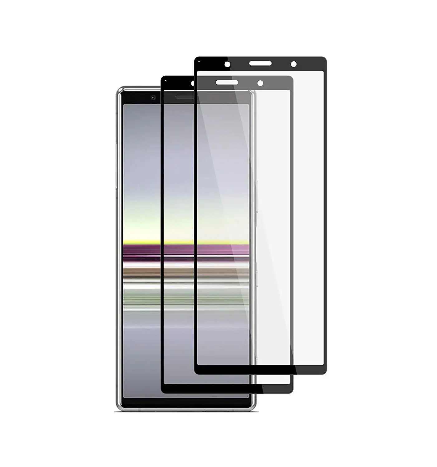 3 шт полное закаленное стекло для sony Xperia 5 6 1 "протектор экрана 3D изогнутый 9H