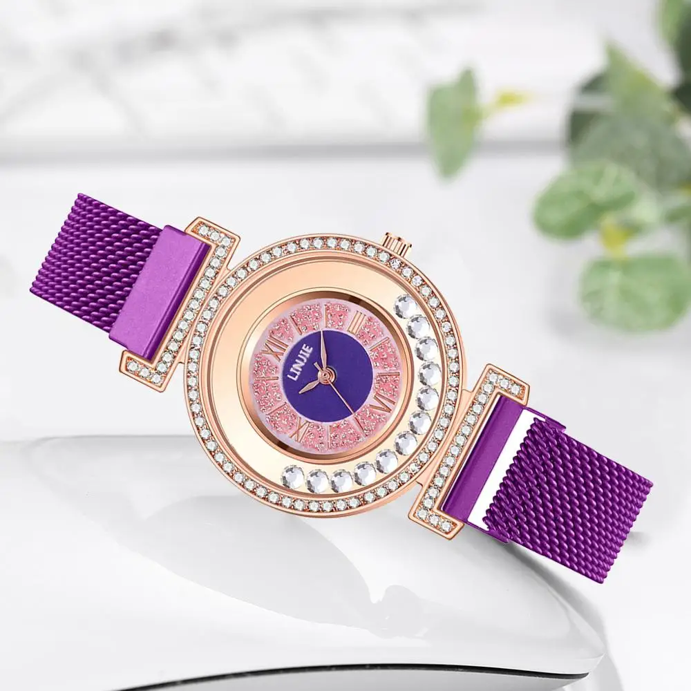 Женские часы новинка 2020 блестящие роскошные с бриллиантами женские ремешком на
