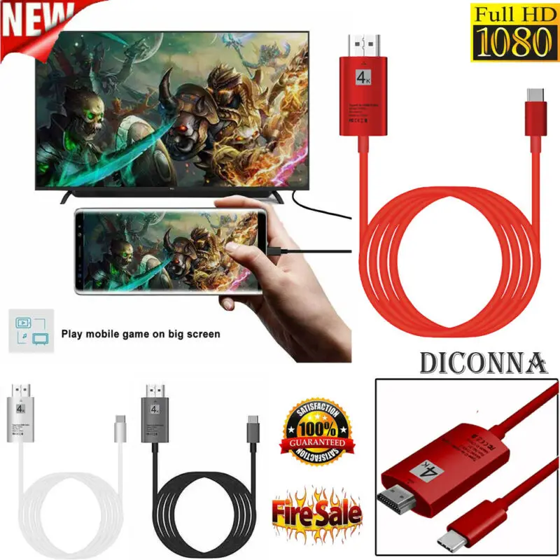USB 3 1 type C до 4K HDMI кабель HDTV адаптера для samsung Galaxy S9/S8 Macbook 3E26| |