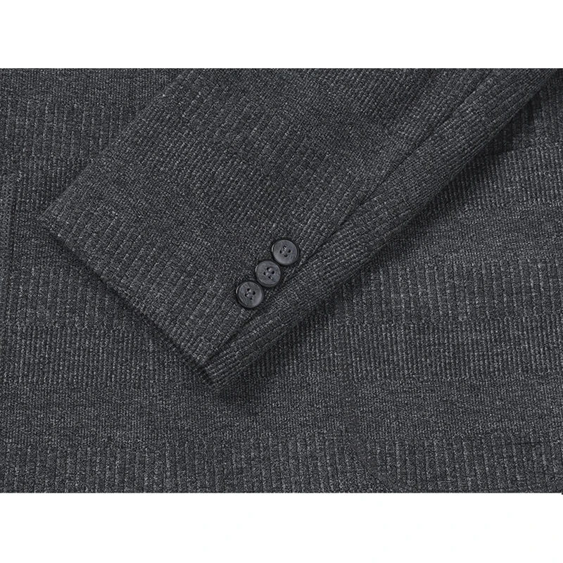 

Shenrun Men Blazers 2020 Spring New Jacket Slim Elastic Knitted Fabrics Business Formal Casual Blazer Office Gray Suit Jackets