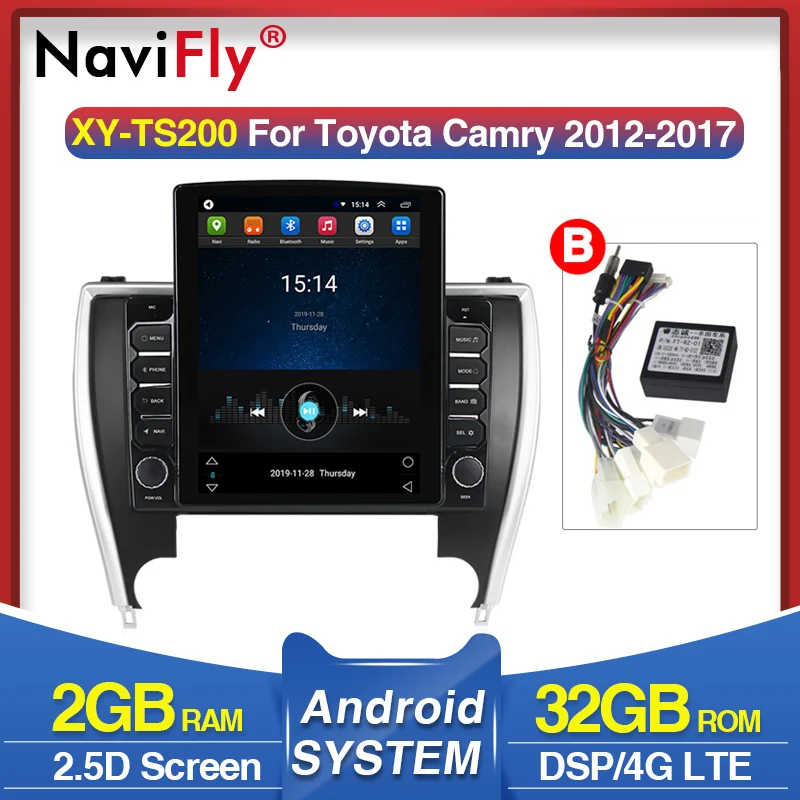Android 4G 9 7 дюймовый автомобильный Авторадио для TOYOTA CAMRY 2012 2017 Автомобильный