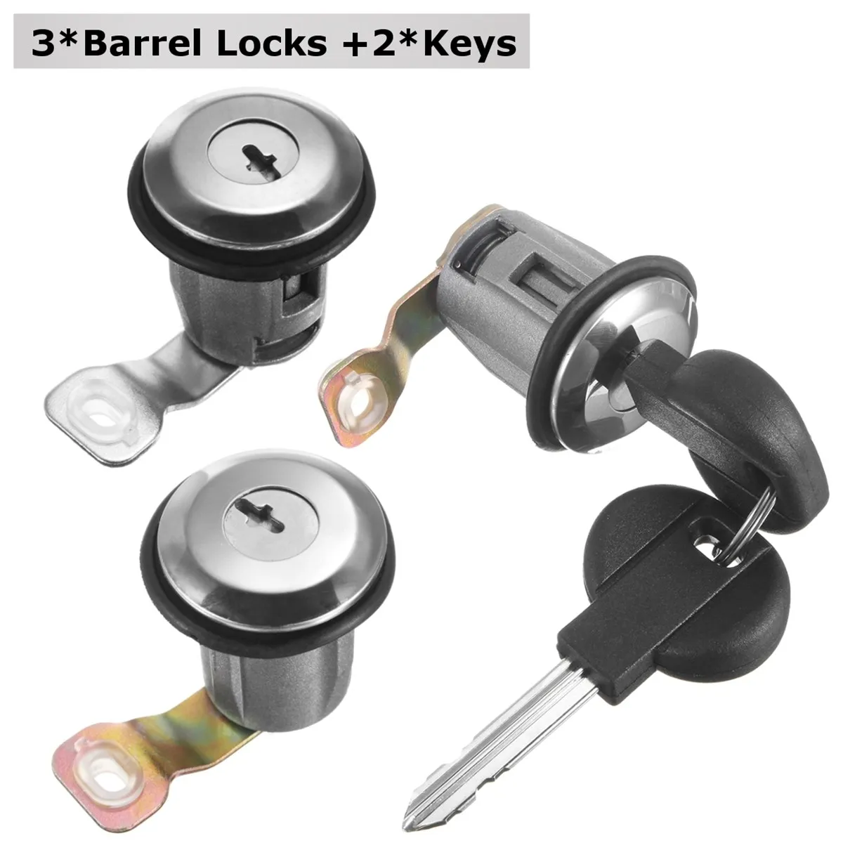 

Barrel Door Lock Cylinders Set Two Keys For Peugeot for Citroen Partner Berlingo Xsara Picasso 2001 2002 2003 2004 2005 06 2007