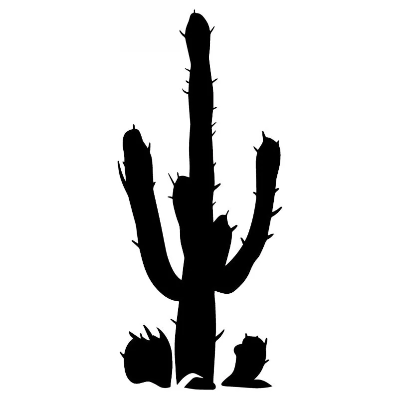 

Plant Cactus Cartoon Car Sticker PVC Fashion Body Accessory Auto Decal Motorcycle Laptop Decoration Exquisite Waterproof Anti-UV