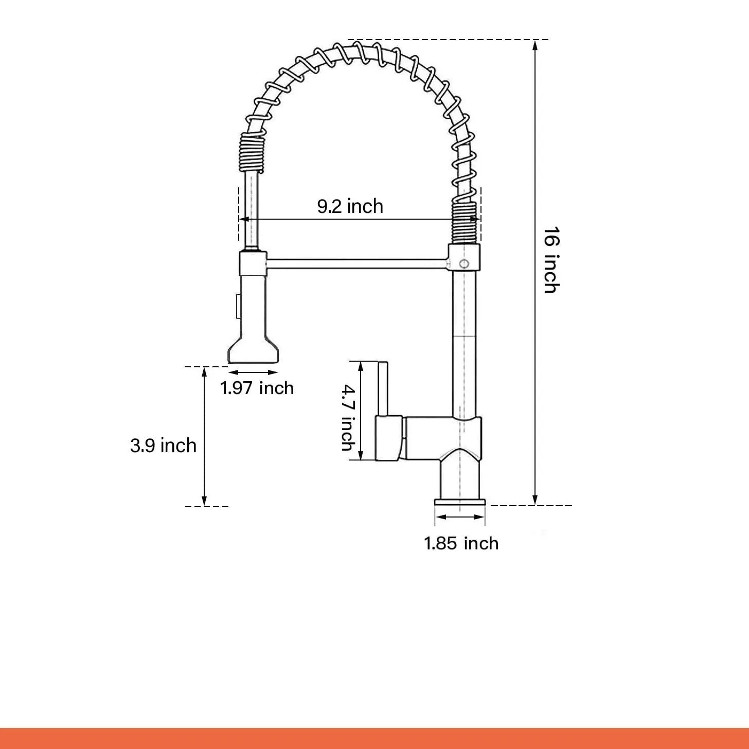 bakicth kitchen pull out spring faucet deck mounted mixer tap 360° rotation stream sprayer nozzle kitchen sink hotcold tap free global shipping