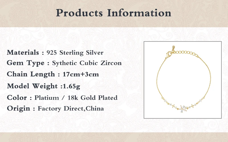 

VINY Geometric Flowers Bracelet 925 Sterling Silver Bracelet For Women Pulseras Mujer 2021 Trend Bracelet String Pulseira Gift
