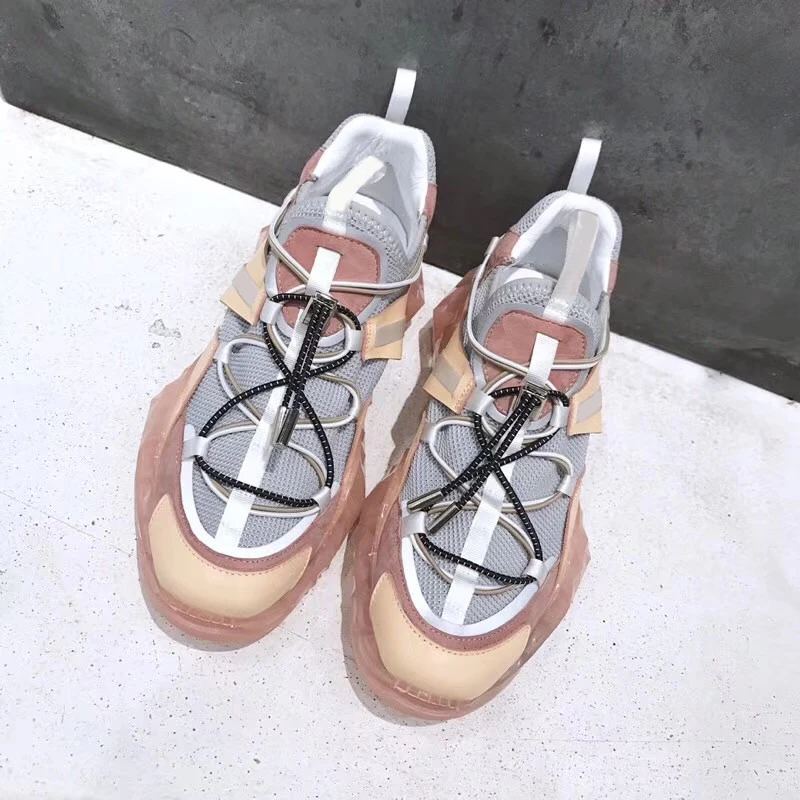 Ins/Buty Damskie/2019 Лидер продаж осенние женские кроссовки на плоской платформе обувь