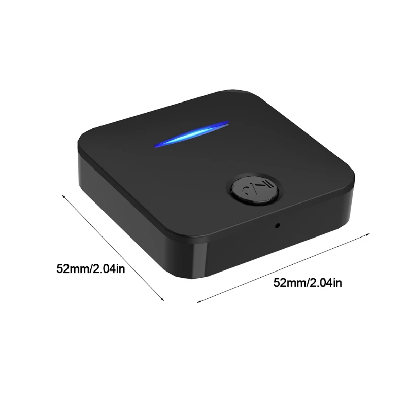 Bluetooth-compatible 5.0 Receiver Transmitter for Music Streaming AUX Port Small Piece Wireless Adapter for Car PC TV images - 6