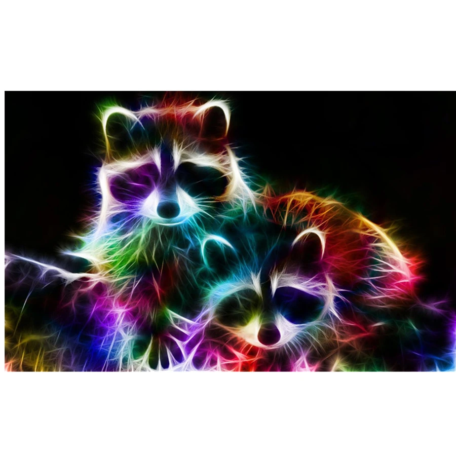 

DIY 5D Diamond Painting Natural Animals Lovely Full Drill Square Embroidery Mosaic Art Picture of Rhinestones Home Decor Gift