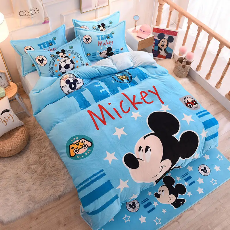 1 SET Disney Mickey Minnie Princess Sophia Series Four sets of children's bedding Household set Children's room layout | Дом и сад