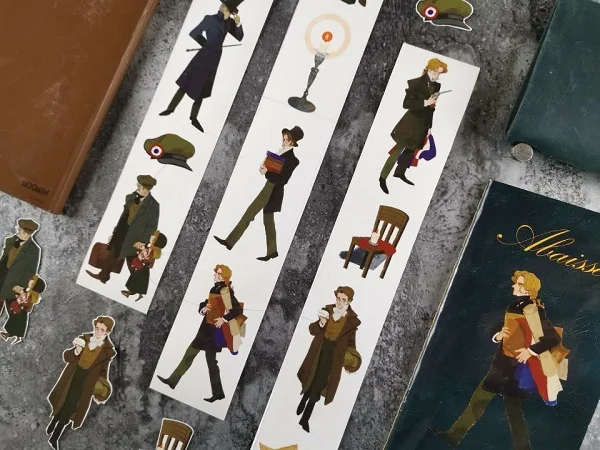 

1 Loop Old Style Gentleman Masking Tape Special Ink