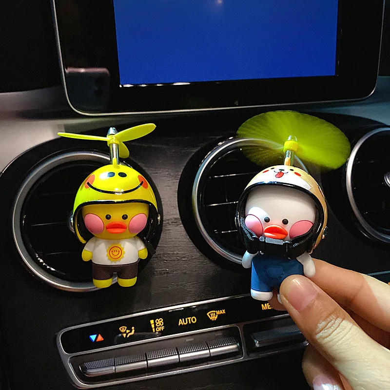Симпатичный автомобильный освежитель воздуха с пропеллером ароматизатор для