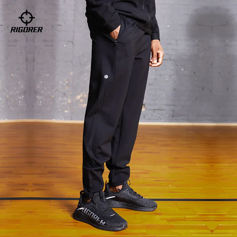 

RIGORER Pants Men Autumn Winter New Style Sports Casual Pants Loose Large Size Sports Training Sweat Pants