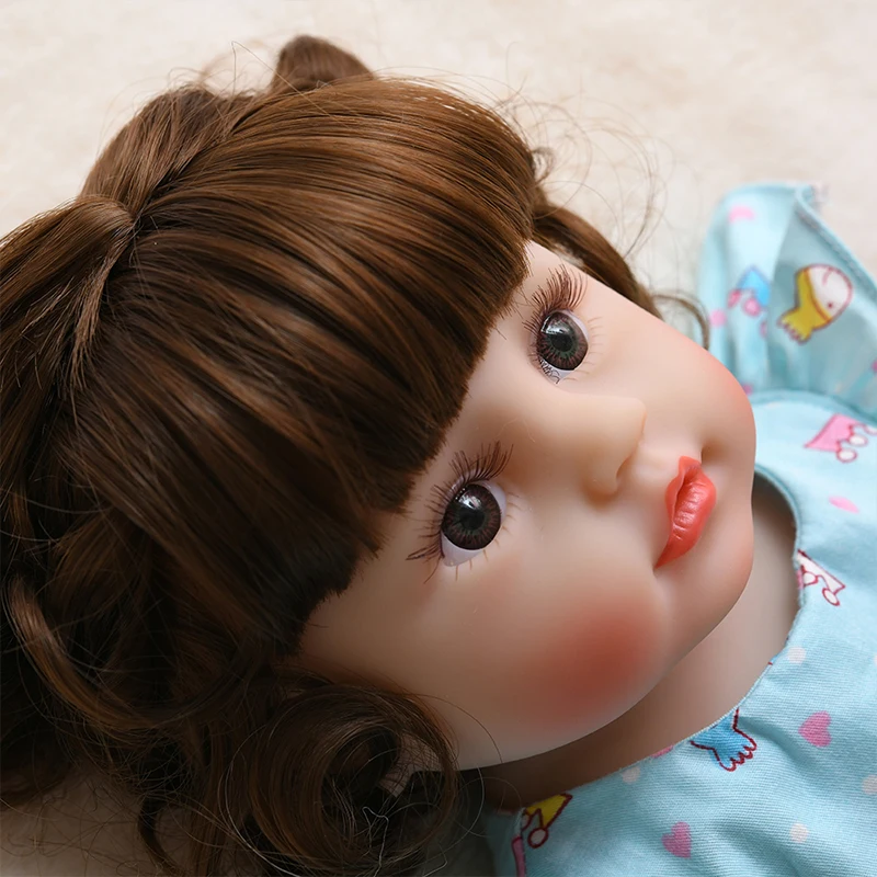 Кукла реборн JINGXIN PRINSES Мягкая силиконовая Реалистичная кукла принцессы для