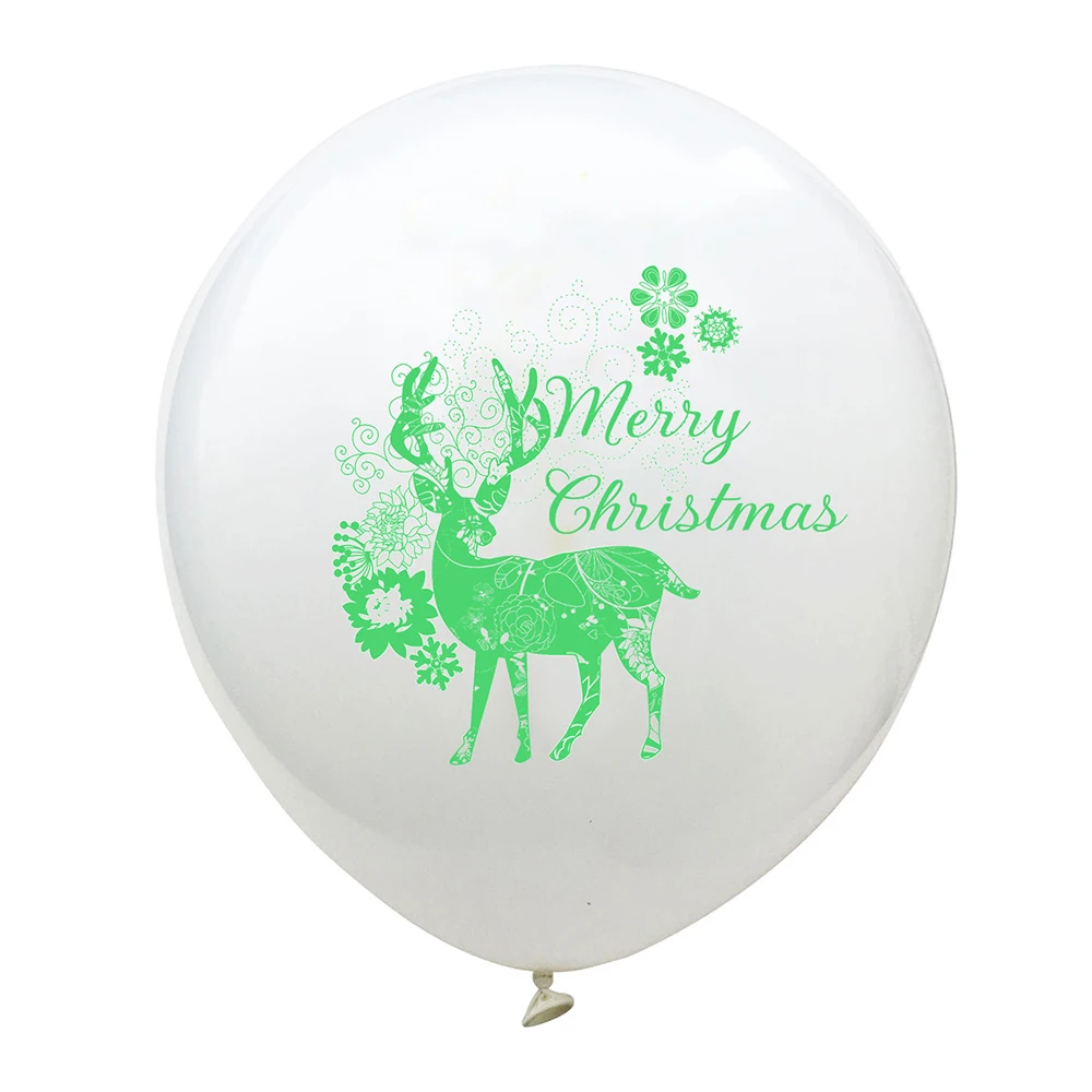 Йориу 10 шт рождественские воздушные шары с оленем Воздушный латексный шар для