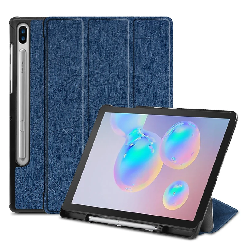 Чехол для Samsung Galaxy Tab S6 Обложка телефон с держателем карандашей чехол планшета +