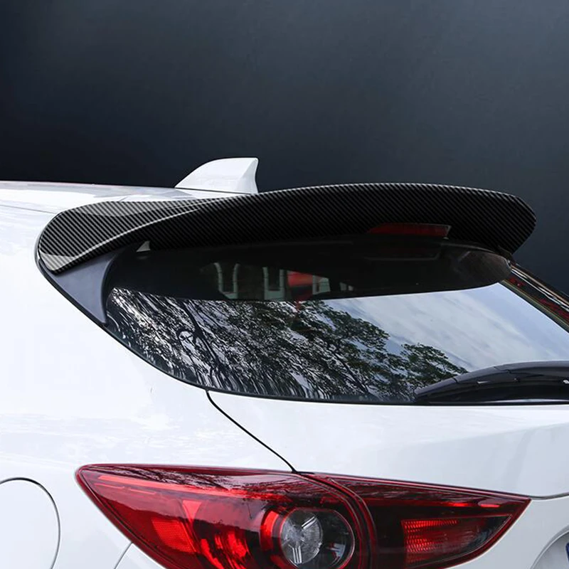 

Спойлер CEYUSOT для хэтчбека Mazda 3, крыло из АБС-пластика, украшение заднего стекла, аксессуары, хвостовой плавник Mazda3 M3 2014-2017