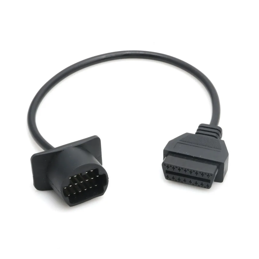 Новый 17pin женский Интерфейс для Mazda 17 Pin к 16Pin мужской OBD2 OBD II кабель соединительный