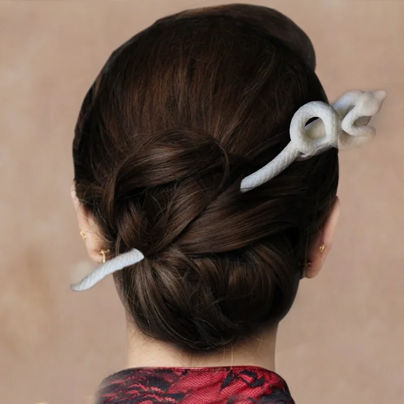 Новинка 2022 традиционные шпильки для волос в виде древней китайской змеи Шпилька