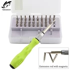 Набор Магнитных отверток 32 в 1, универсальный прецизионный цифровой инструмент для ремонта электронных изделий часы ремонтный инструмент A40