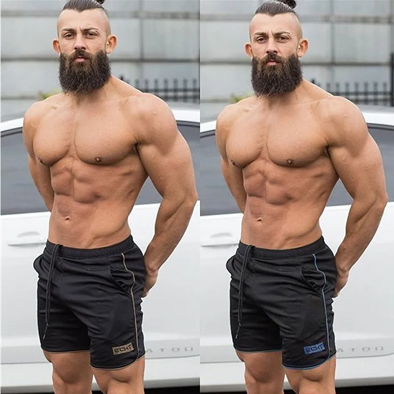 2020 мужские спортивные быстросохнущие джоггеры хлопковые шорты для фитнеса и