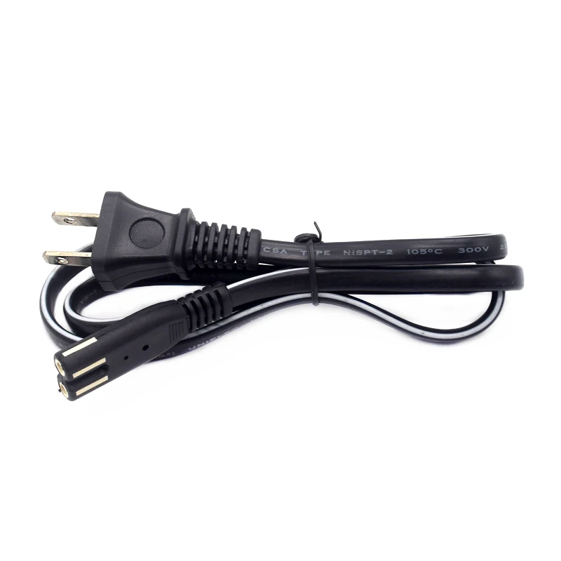 Б/у кабель питания переменного тока 0 8 м провод вилка стандарта США для динамика